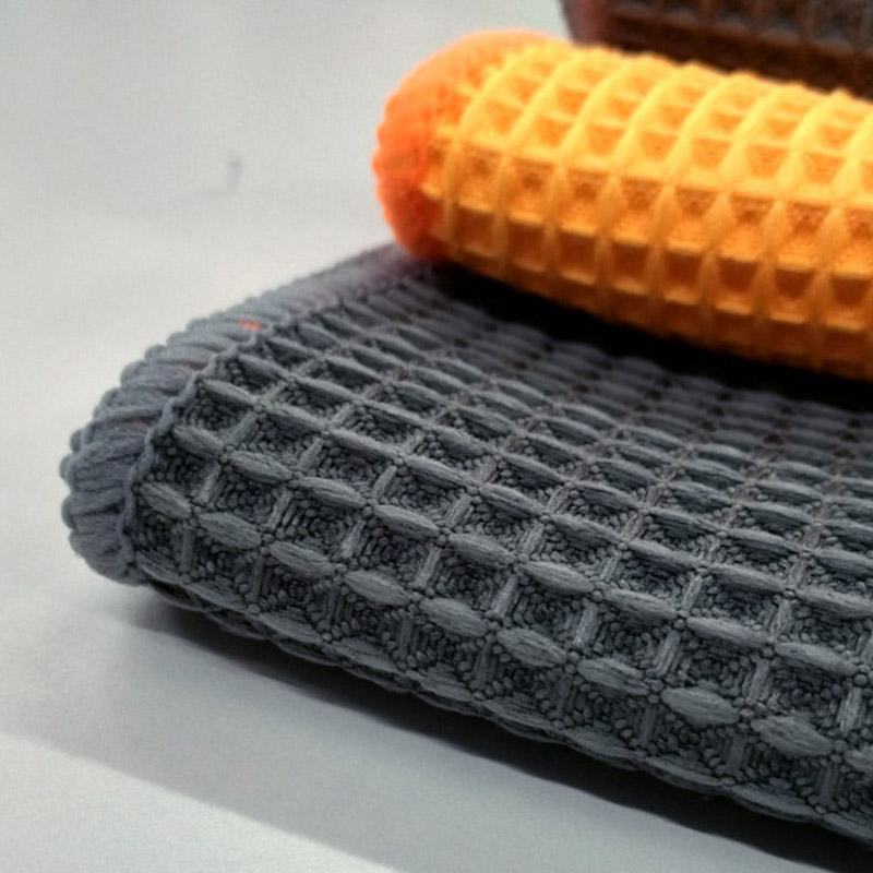 Araba Temizleme İçin Mikrofiber Waffle Temizleme Havlusu